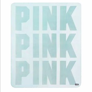 Victoria’s Secret pink Sherpa blanket